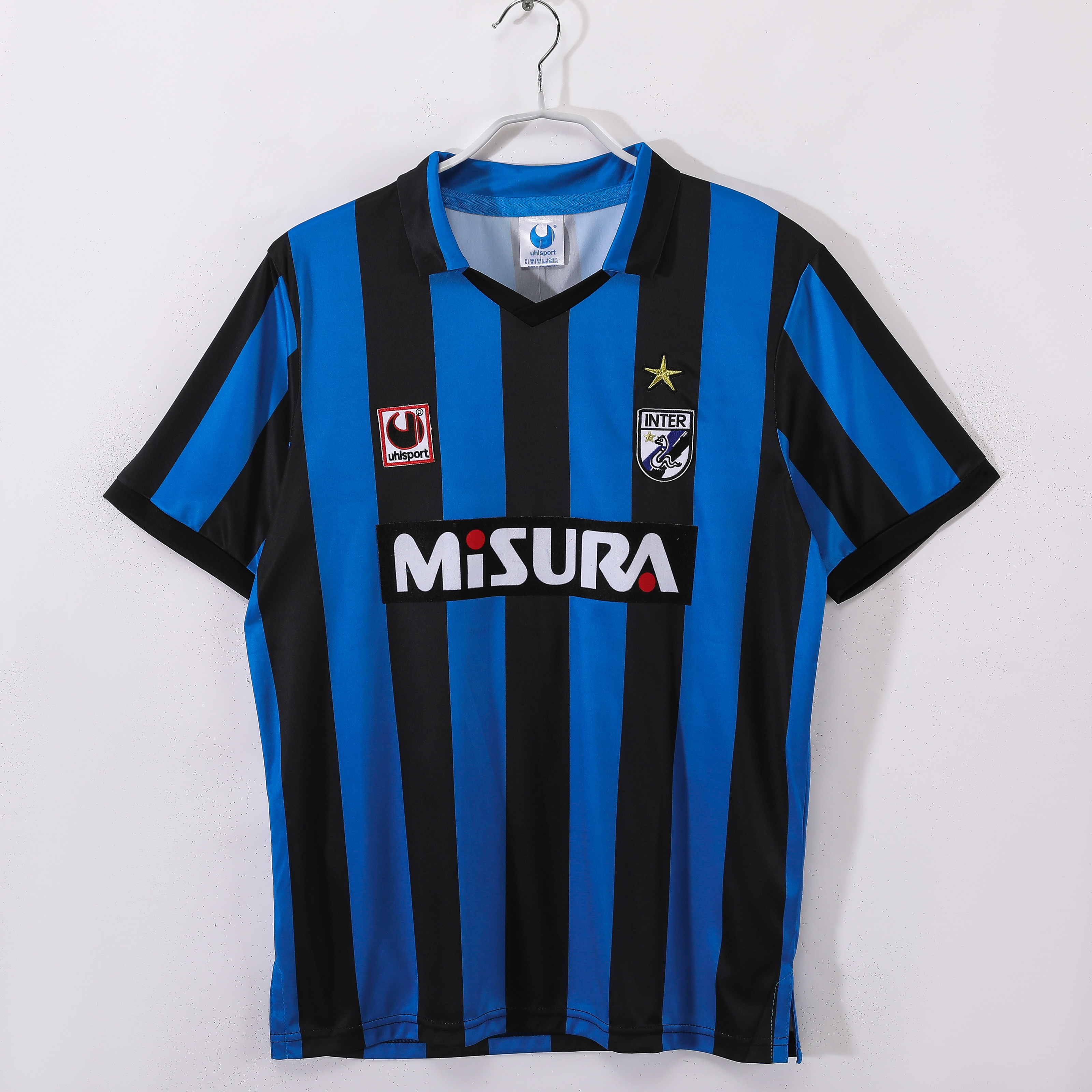 Camiseta de fútbol Inter Milan 1988/90 LOCAL MANGA CORTA VERSION FAN